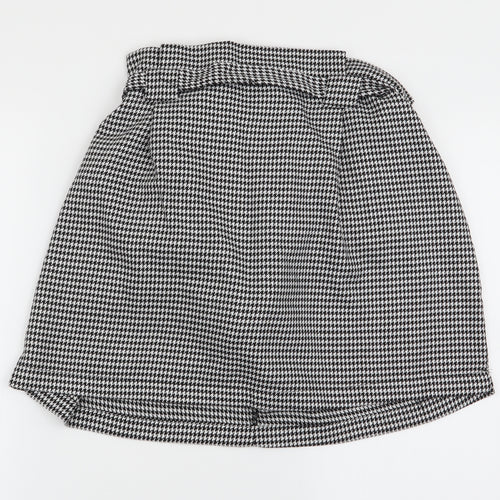 Primark Womens Multicoloured Houndstooth  Flare Skirt Size 18