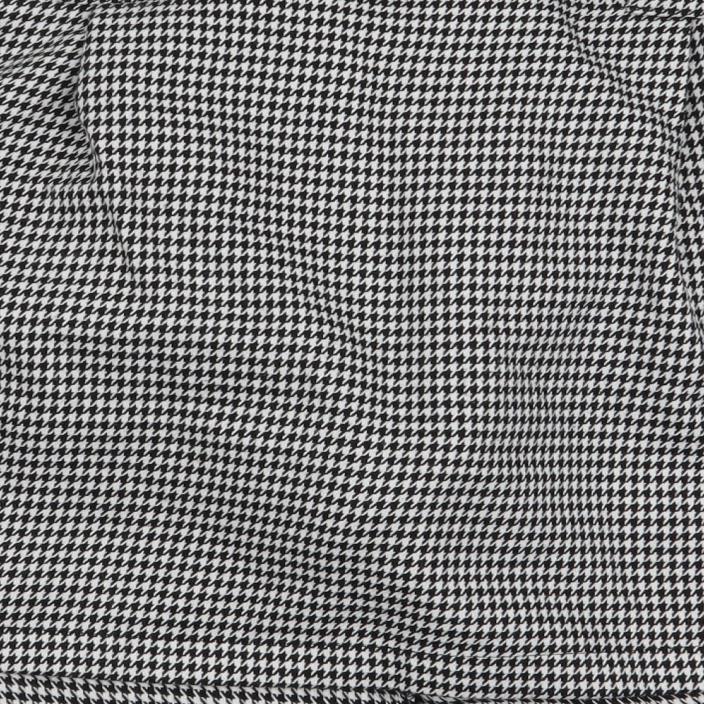 Primark Womens Multicoloured Houndstooth  Flare Skirt Size 18