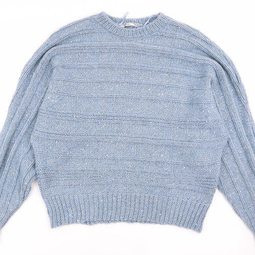 Asda George Womens Blue   Pullover Jumper Size M