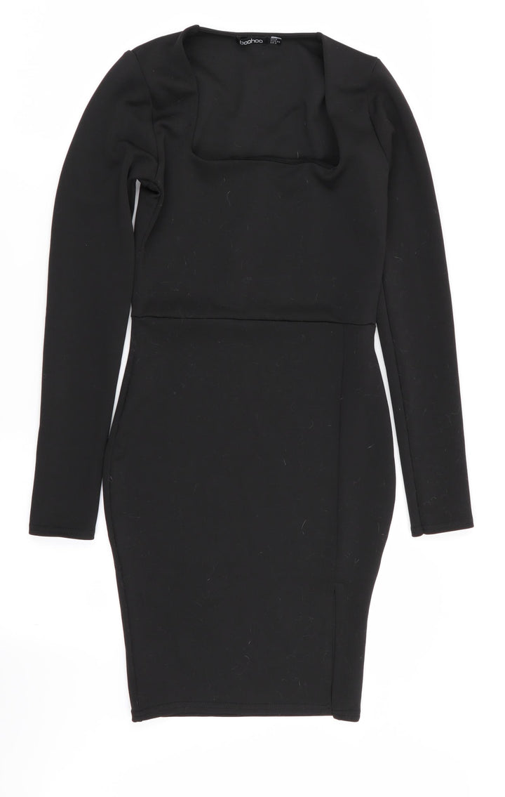 Boohoo Womens Black   A-Line  Size 6