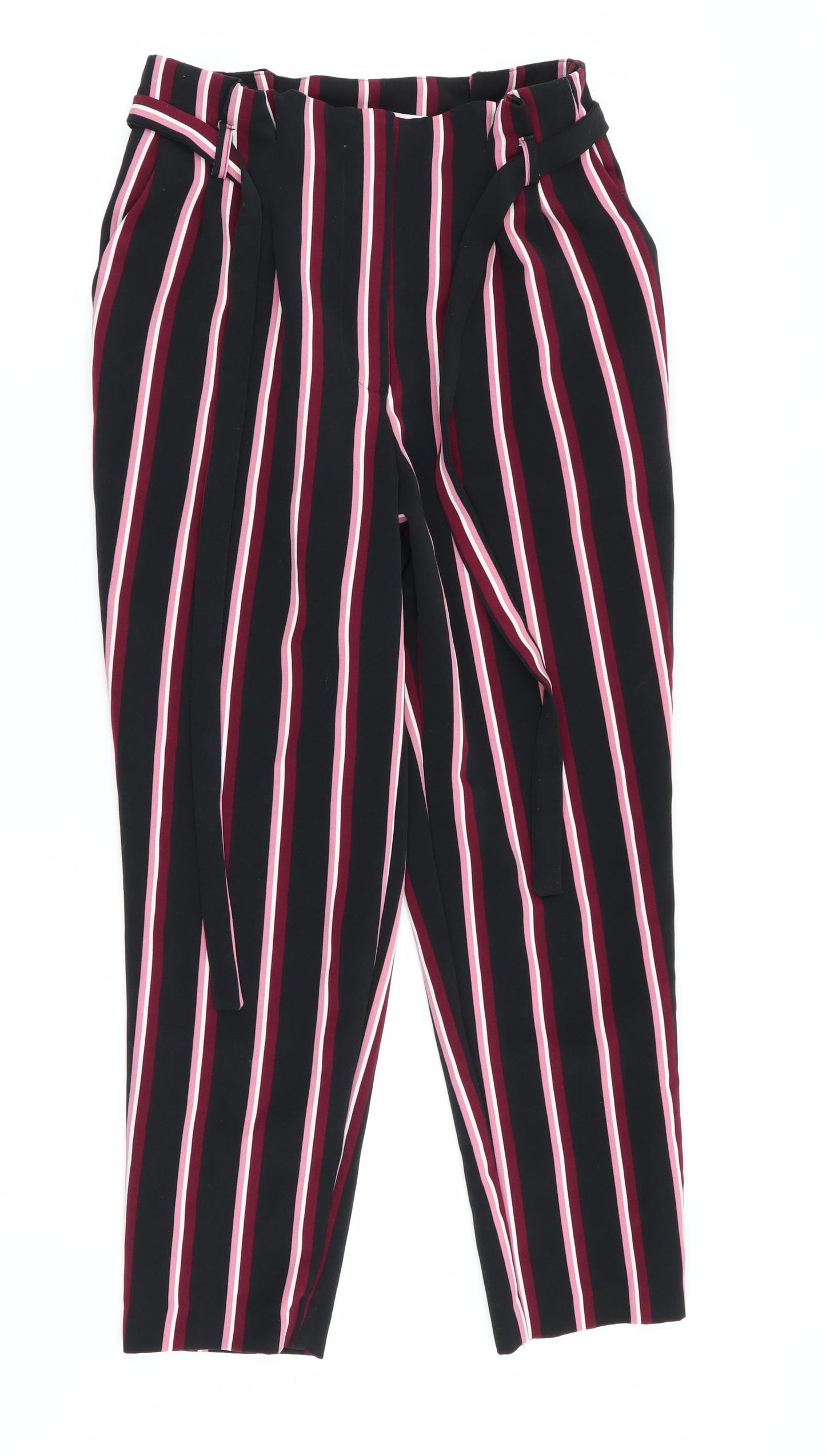 Miss Selfridge Womens Multicoloured Striped  Trousers  Size 4 L25 in