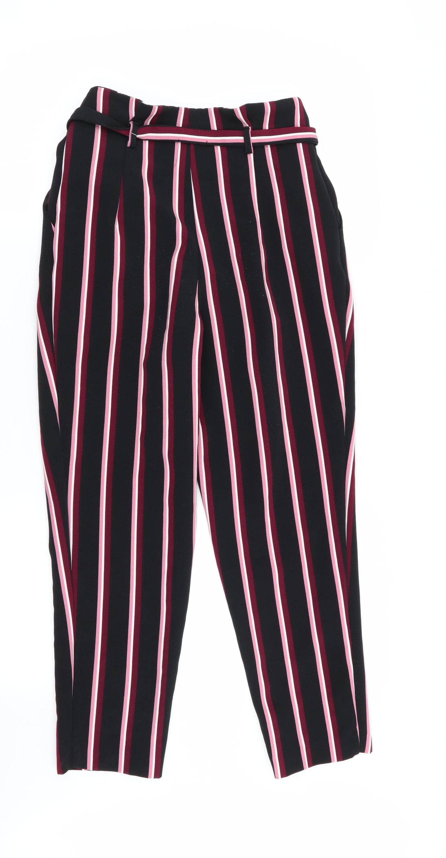 Miss Selfridge Womens Multicoloured Striped  Trousers  Size 4 L25 in