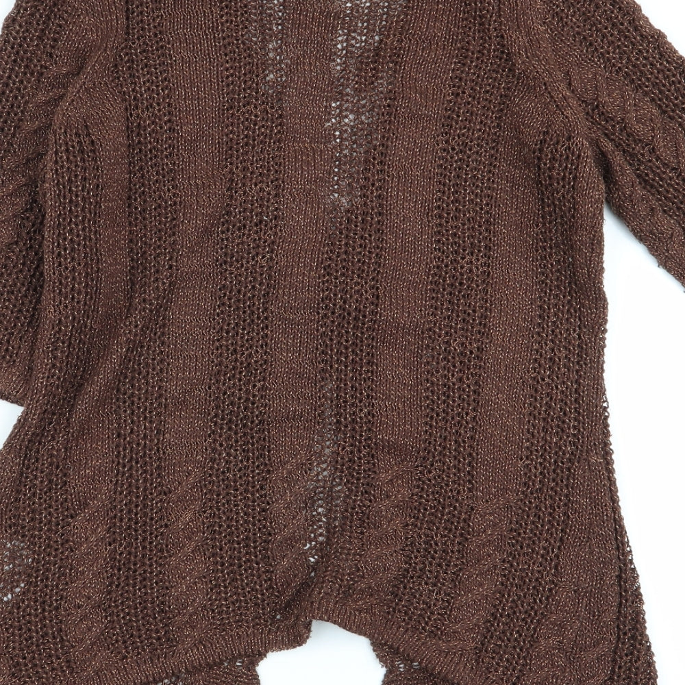 Per Una Womens Brown   Cardigan Jumper Size S