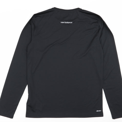 New Balance Mens Black    T-Shirt Size S