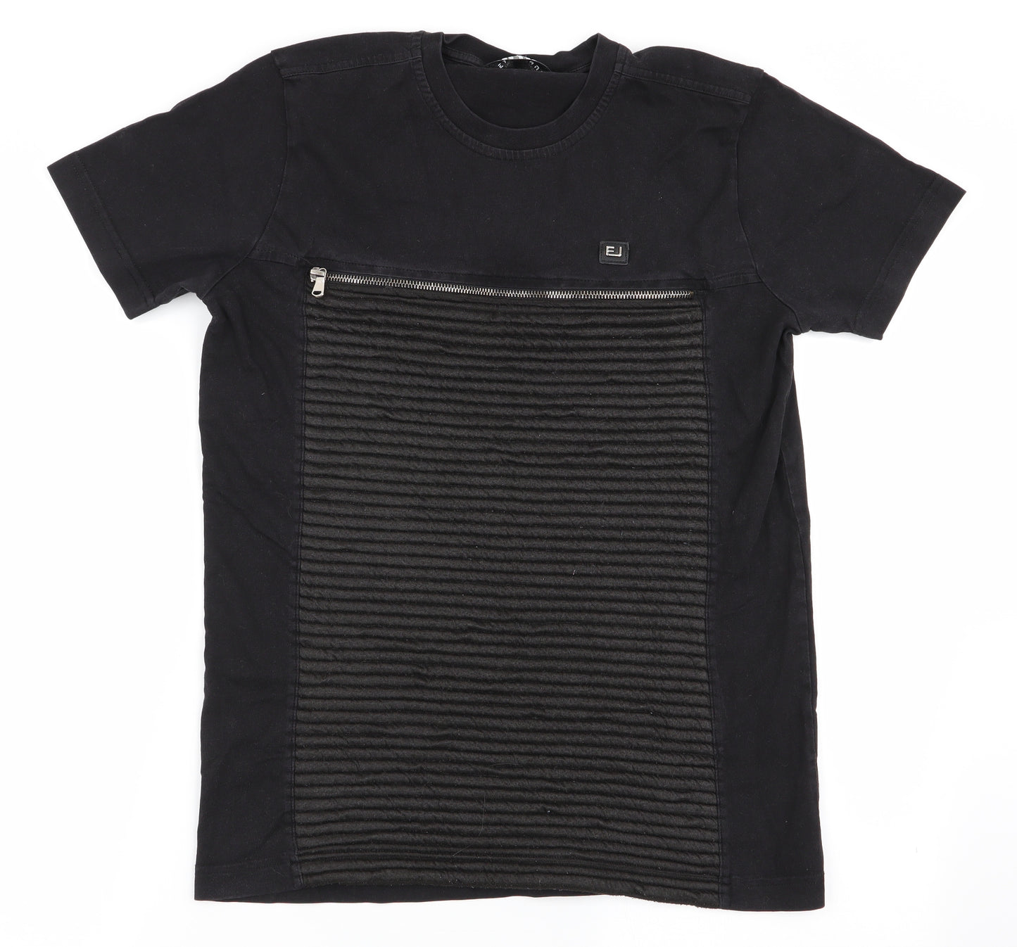 ETD jeans Mens Black    T-Shirt Size S