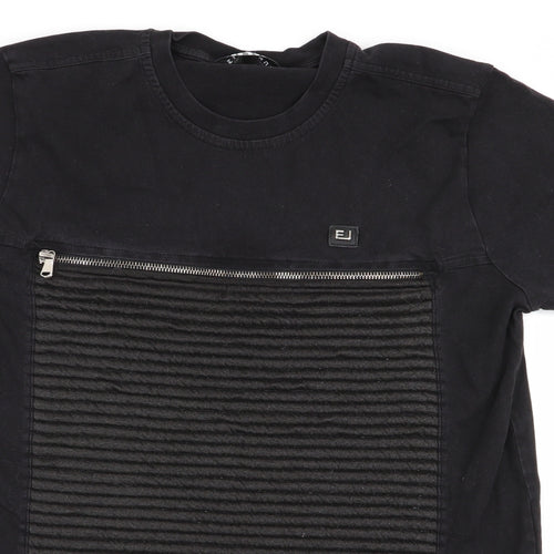 ETD jeans Mens Black    T-Shirt Size S