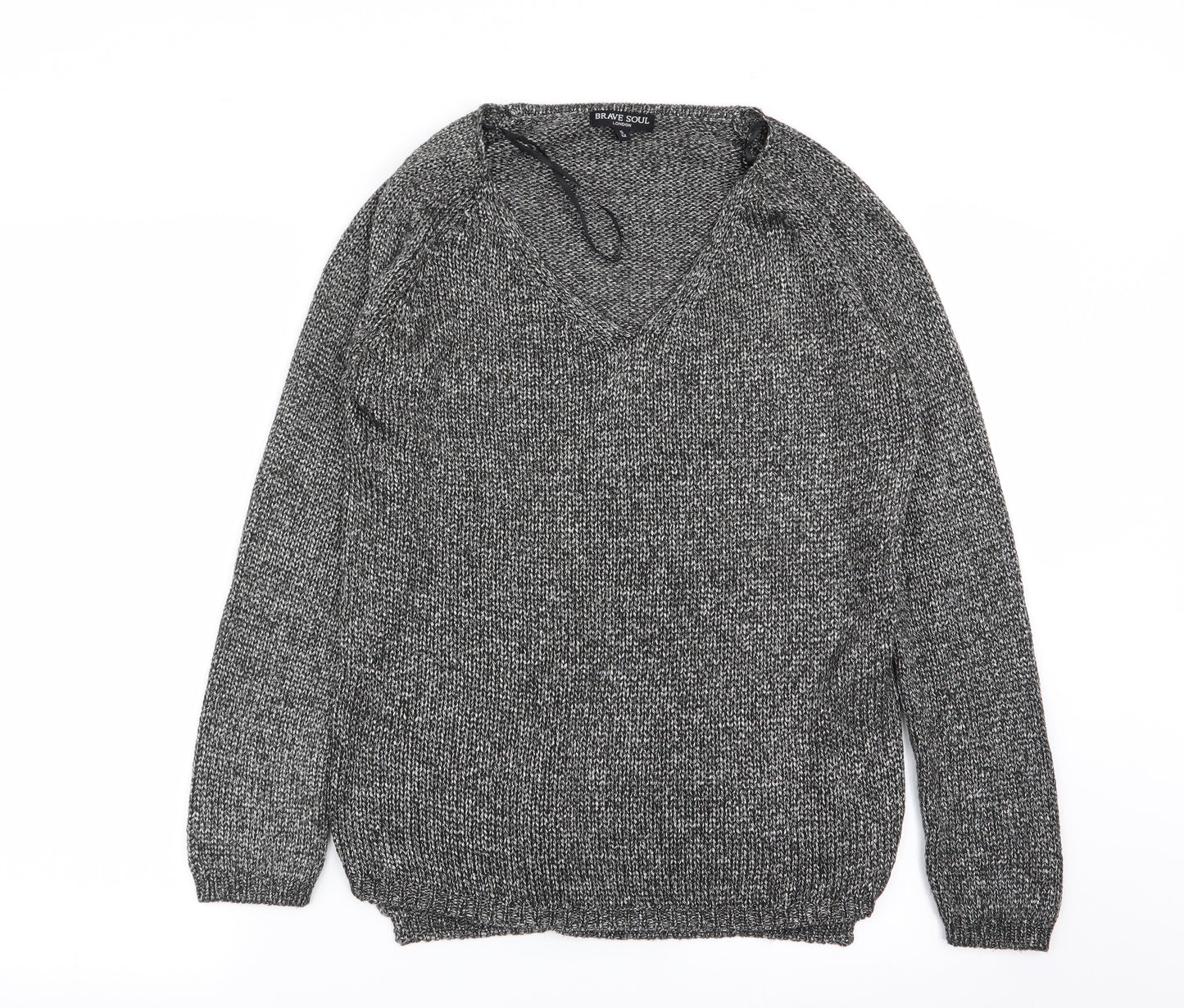 Brave Soul Womens Grey   Pullover Jumper Size 12