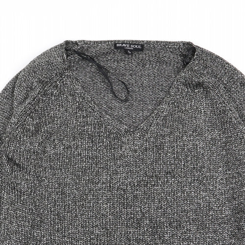 Brave Soul Womens Grey   Pullover Jumper Size 12