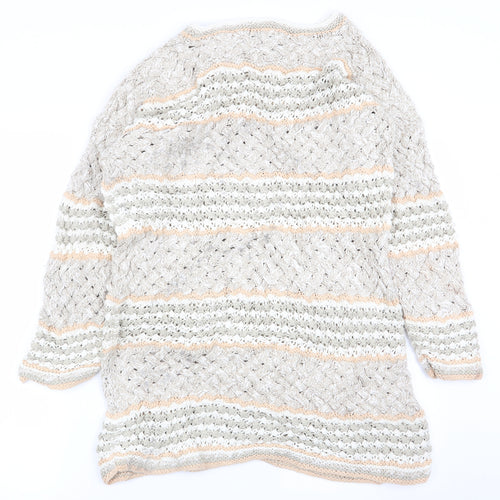 Genesis Womens Multicoloured Striped  Pullover Jumper Size M