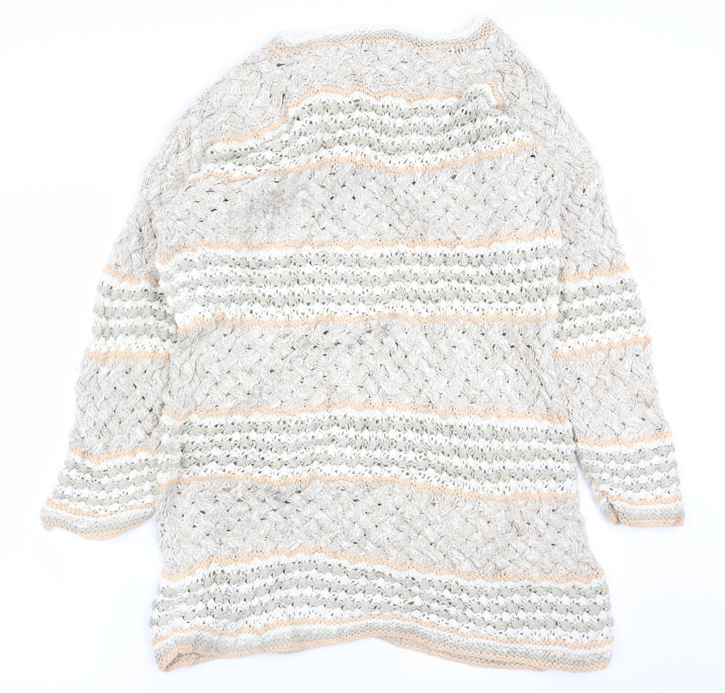 Genesis Womens Multicoloured Striped  Pullover Jumper Size M