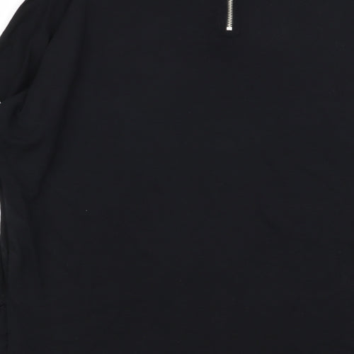Select Womens Black   Basic T-Shirt Size 12