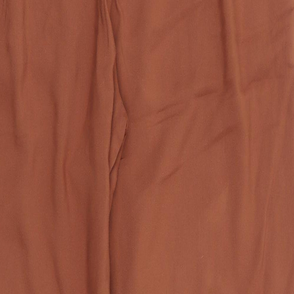Primark Womens Brown   Trousers  Size 12 L27 in - Stretch waistband