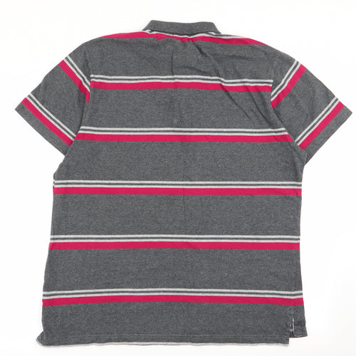 als Mens Multicoloured Striped   Polo Size M