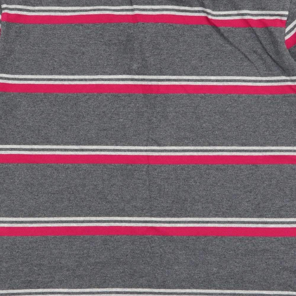 als Mens Multicoloured Striped   Polo Size M