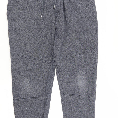 Asda George Mens Blue   Jogger Trousers Size M L28 in - Stretch waistband