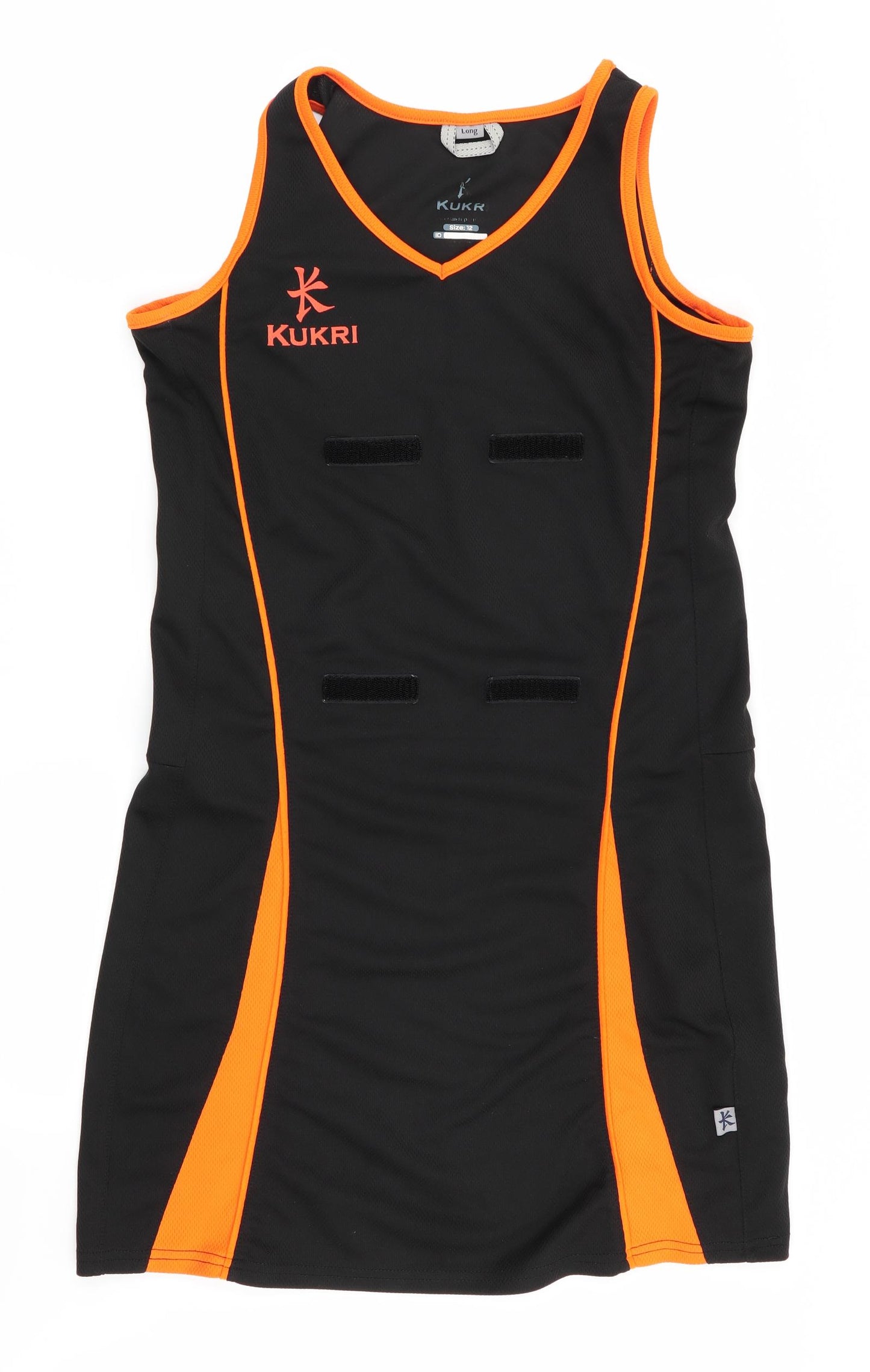 KUKR Womens Black   Basic Tank Size 12  - netball dress