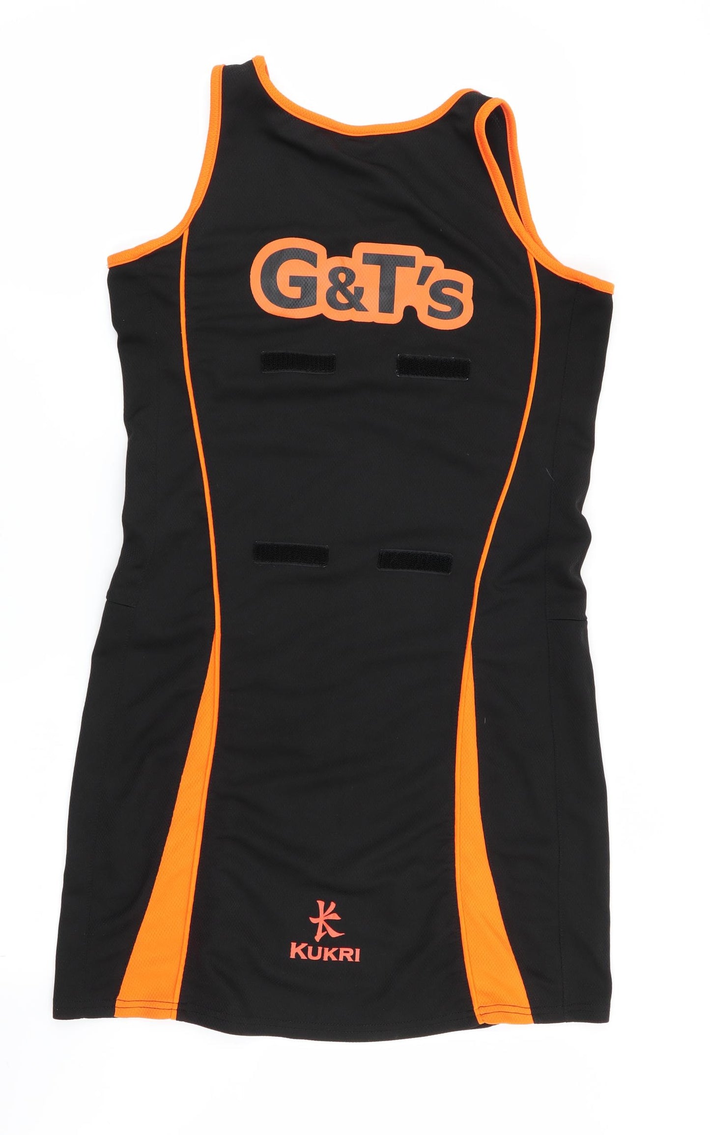 KUKR Womens Black   Basic Tank Size 12  - netball dress