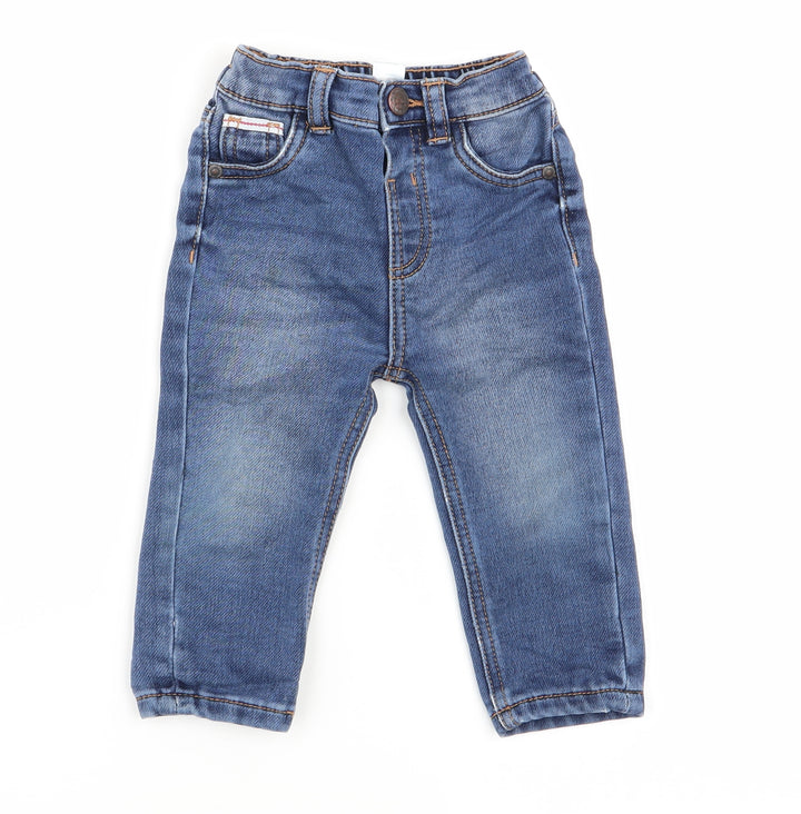 Asda George Girls Blue   Jogger Jeans Size 6-9 Months