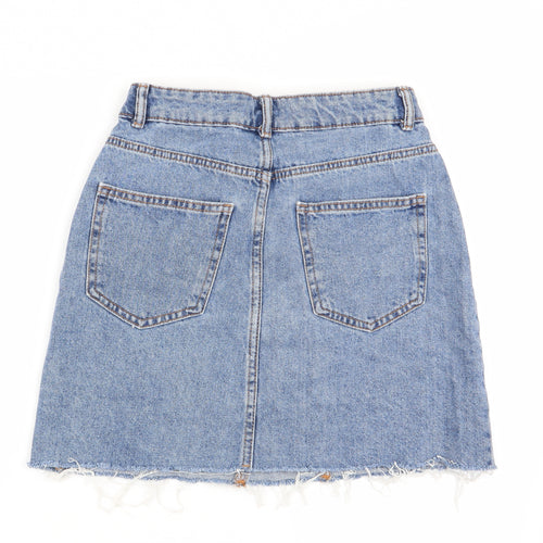 denim and co Womens Blue   Flare Skirt Size 8