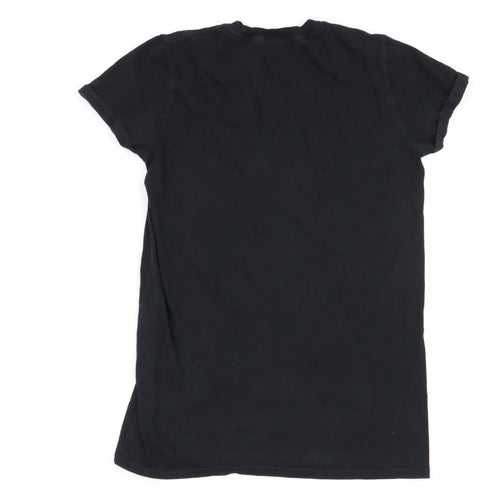 adolscent Mens Black    T-Shirt Size S