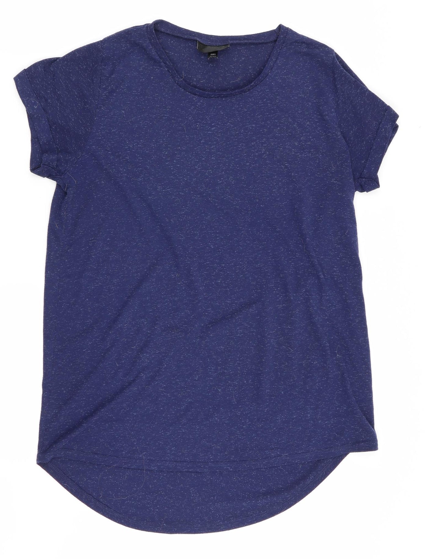 Topshop Womens Blue   Basic T-Shirt Size 8