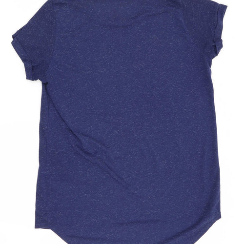 Topshop Womens Blue   Basic T-Shirt Size 8