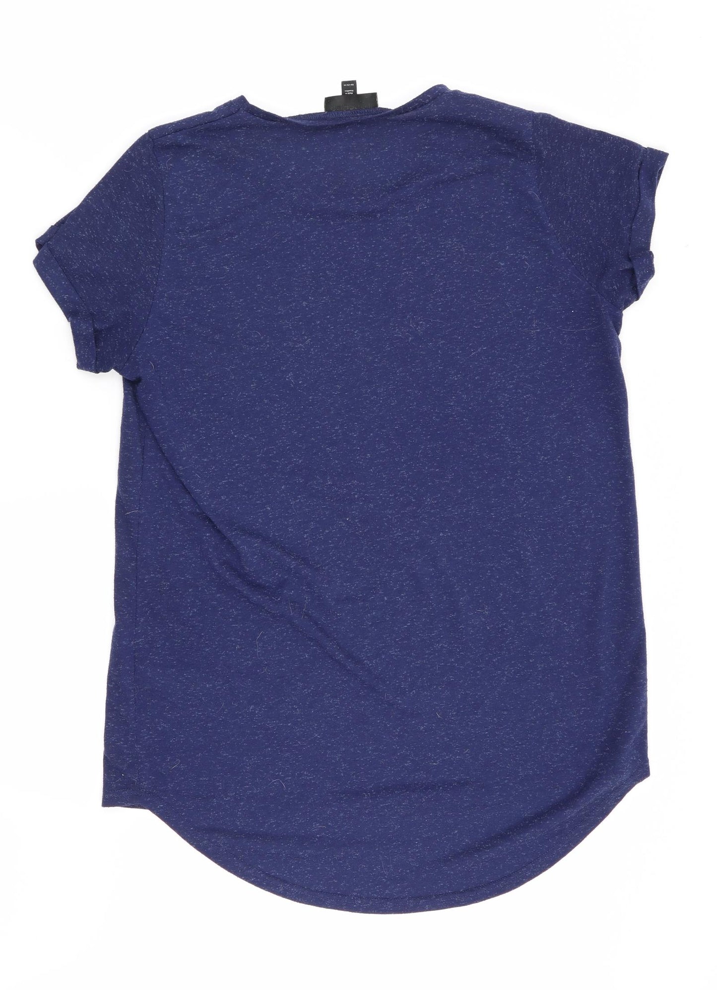 Topshop Womens Blue   Basic T-Shirt Size 8
