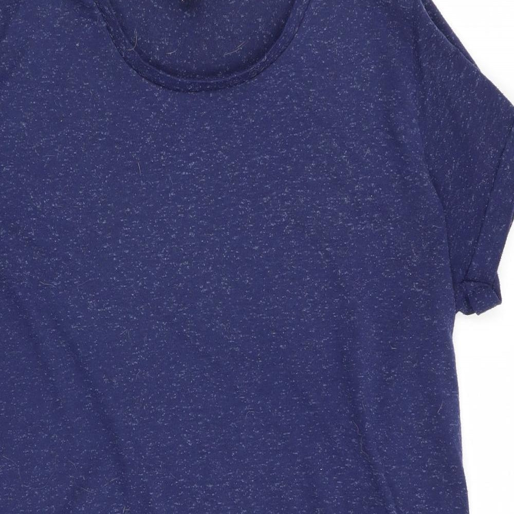 Topshop Womens Blue   Basic T-Shirt Size 8