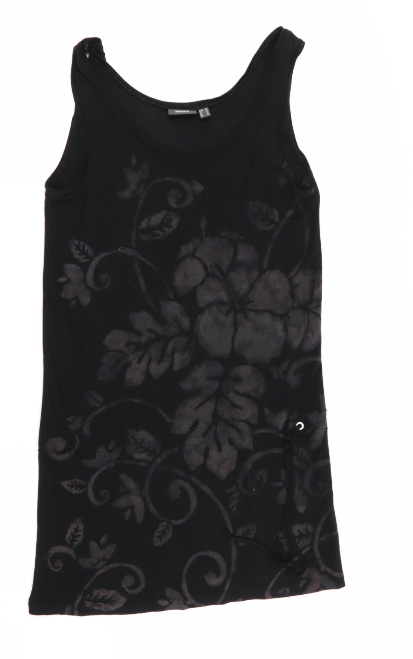 Mexx Womens Black Floral  Basic Tank Size M