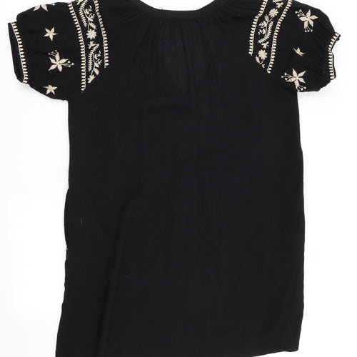 twentyone Womens Black Geometric  Fit & Flare  Size S