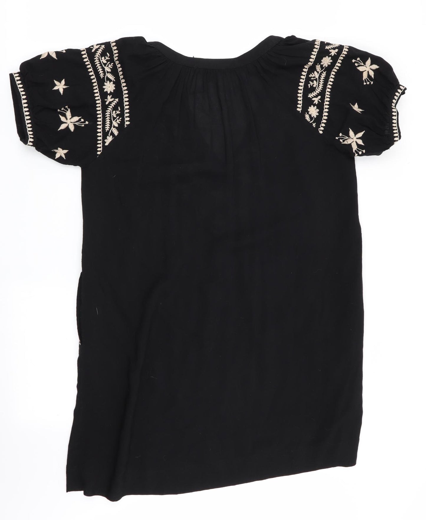 twentyone Womens Black Geometric  Fit & Flare  Size S