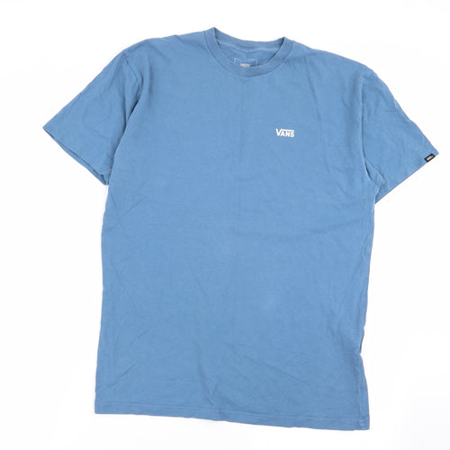 VANS Mens Blue    T-Shirt Size M