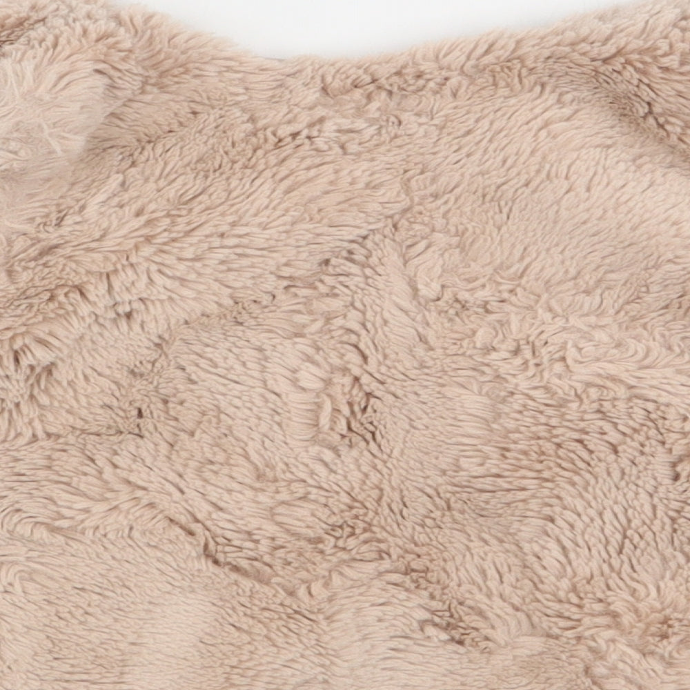 Asda George Girls Beige   Gilet Coat Size 12-18 Months