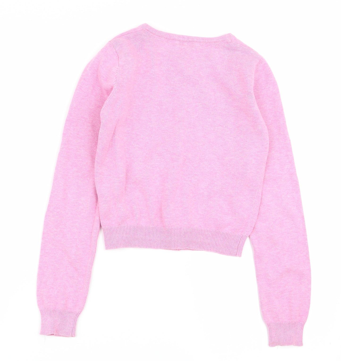 TU Girls Pink   Cardigan Jumper Size 9 Years