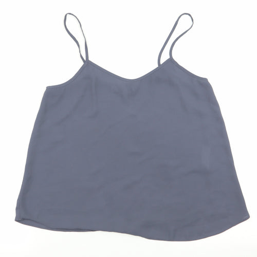 Topshop Womens Grey   Basic Tank Size 10