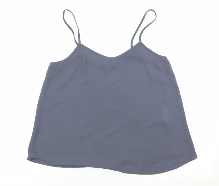 Topshop Womens Grey   Basic Tank Size 10