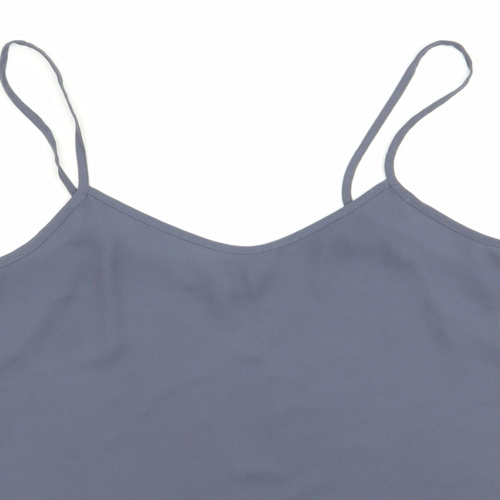 Topshop Womens Grey   Basic Tank Size 10