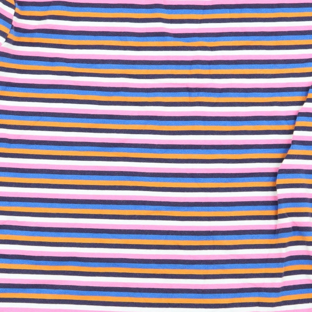 Papaya Womens Multicoloured Striped  Basic T-Shirt Size 18