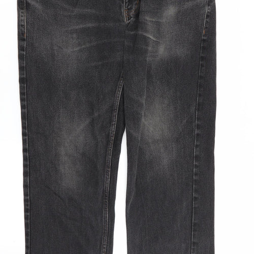 Asda George Mens Black   Straight Jeans Size 34 in L30 in