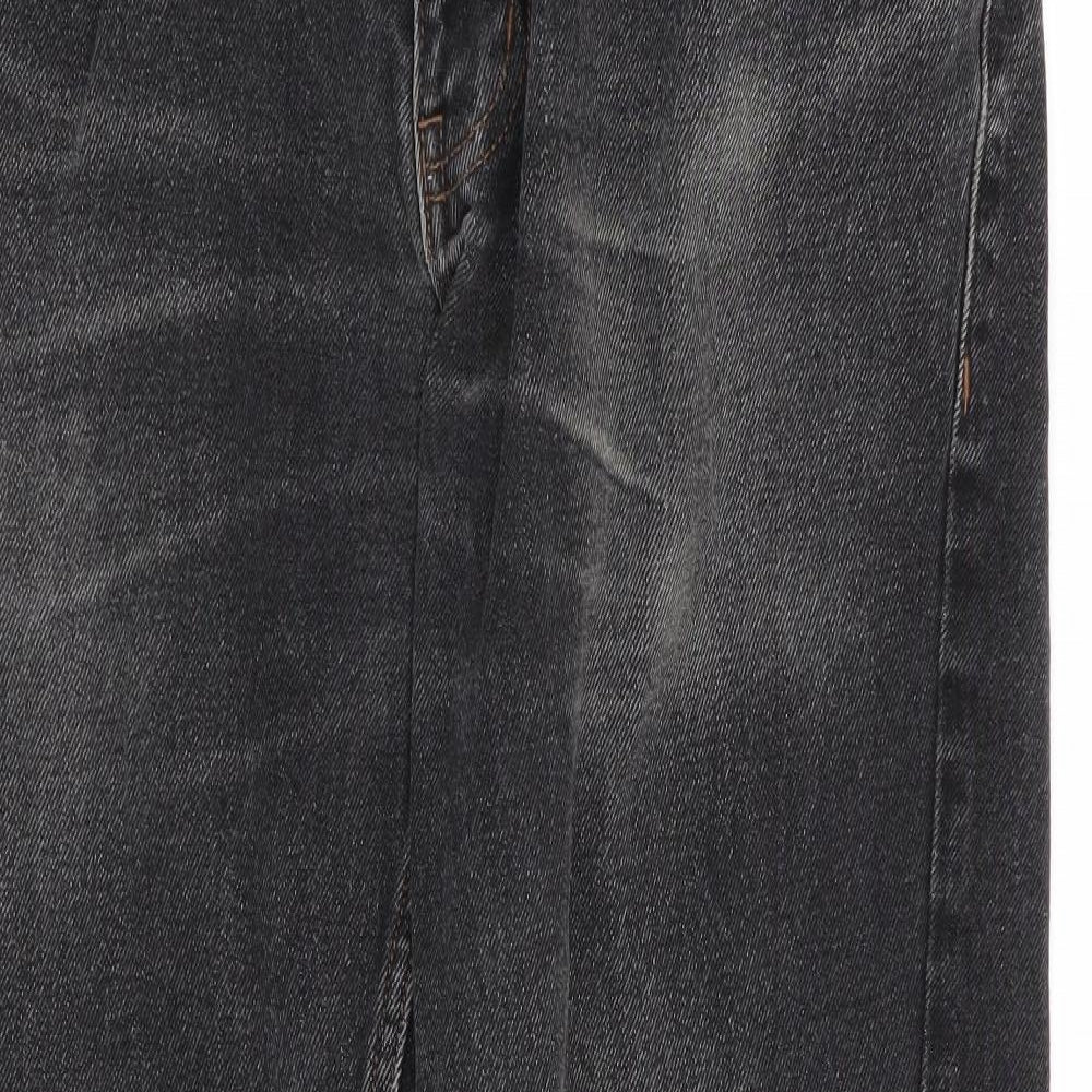 Asda George Mens Black   Straight Jeans Size 34 in L30 in
