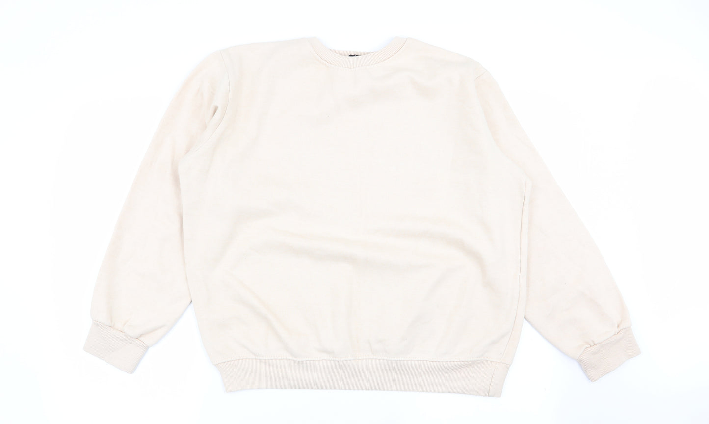 Boohoo Womens Beige   Pullover Jumper Size 12