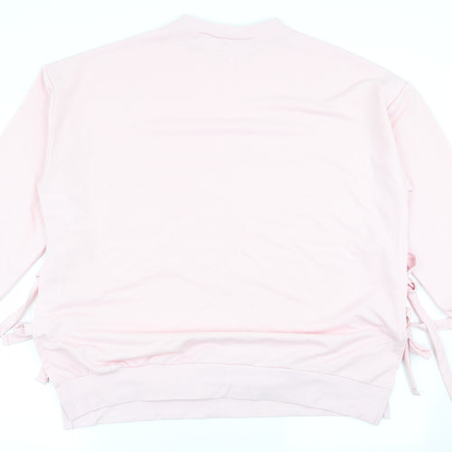 Boohoo Womens Pink   Pullover Jumper Size 10