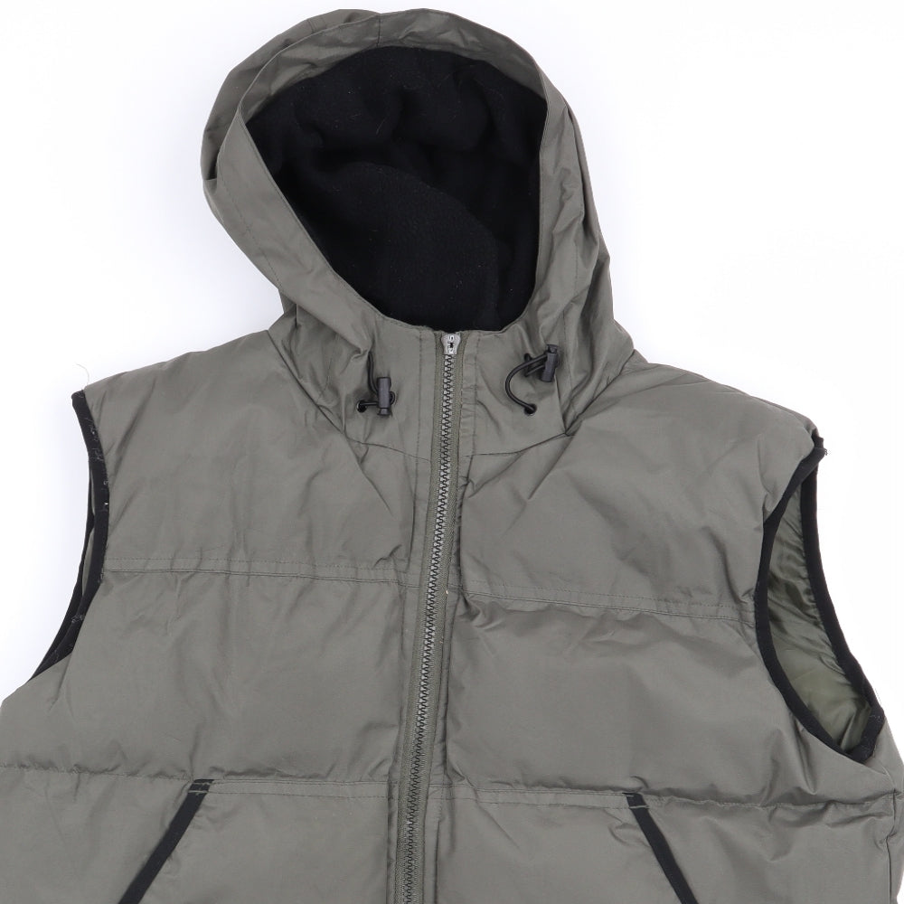o club Mens Green   Gilet Coat Size S
