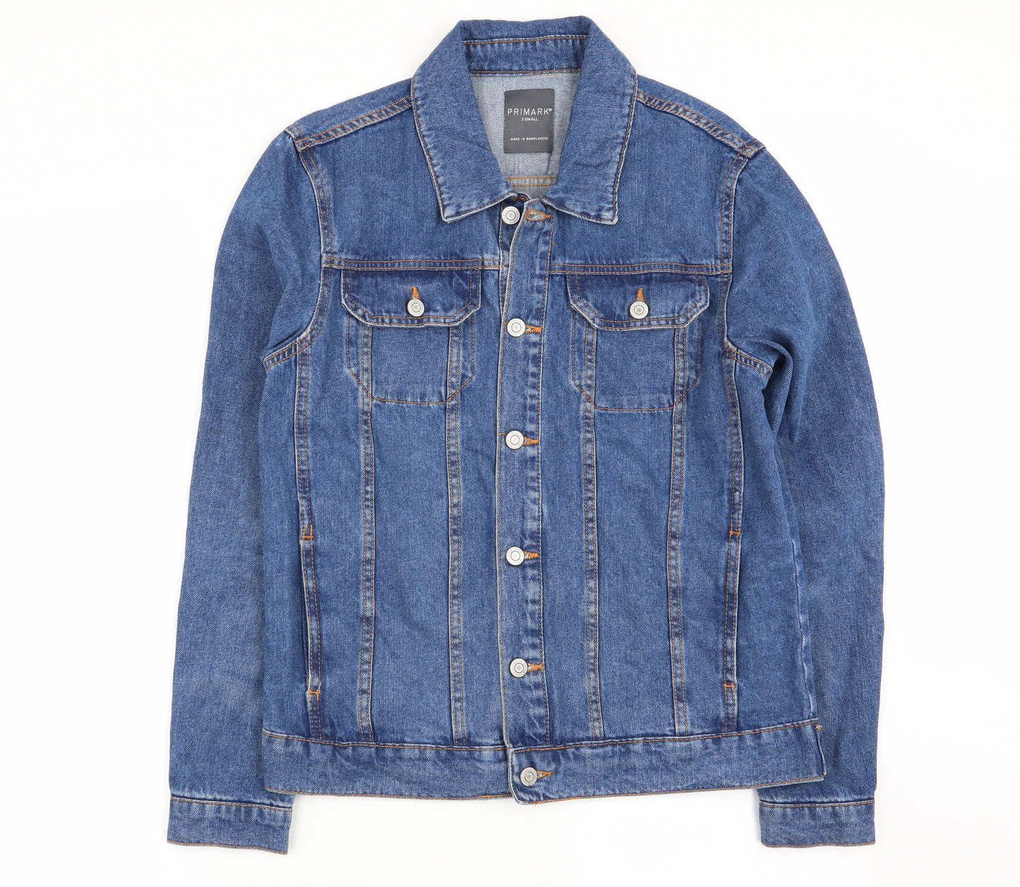 Primark Mens Blue   Jacket  Size XS  - denim jacket