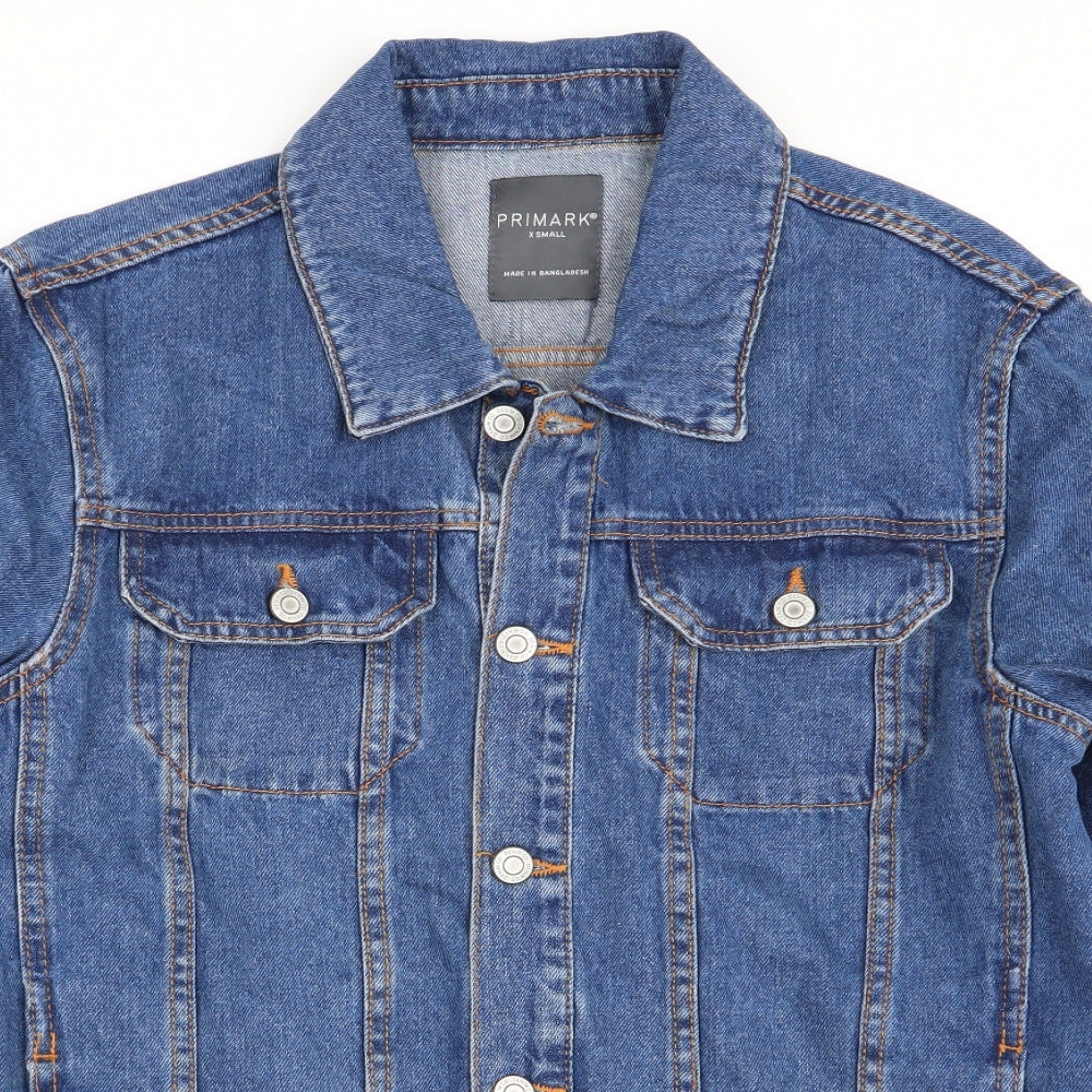 Primark Mens Blue   Jacket  Size XS  - denim jacket