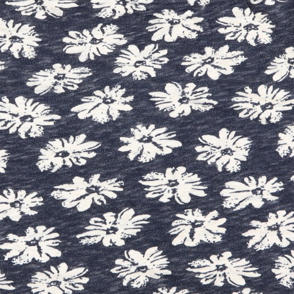Asda George Womens Multicoloured Floral  Basic T-Shirt Size 12