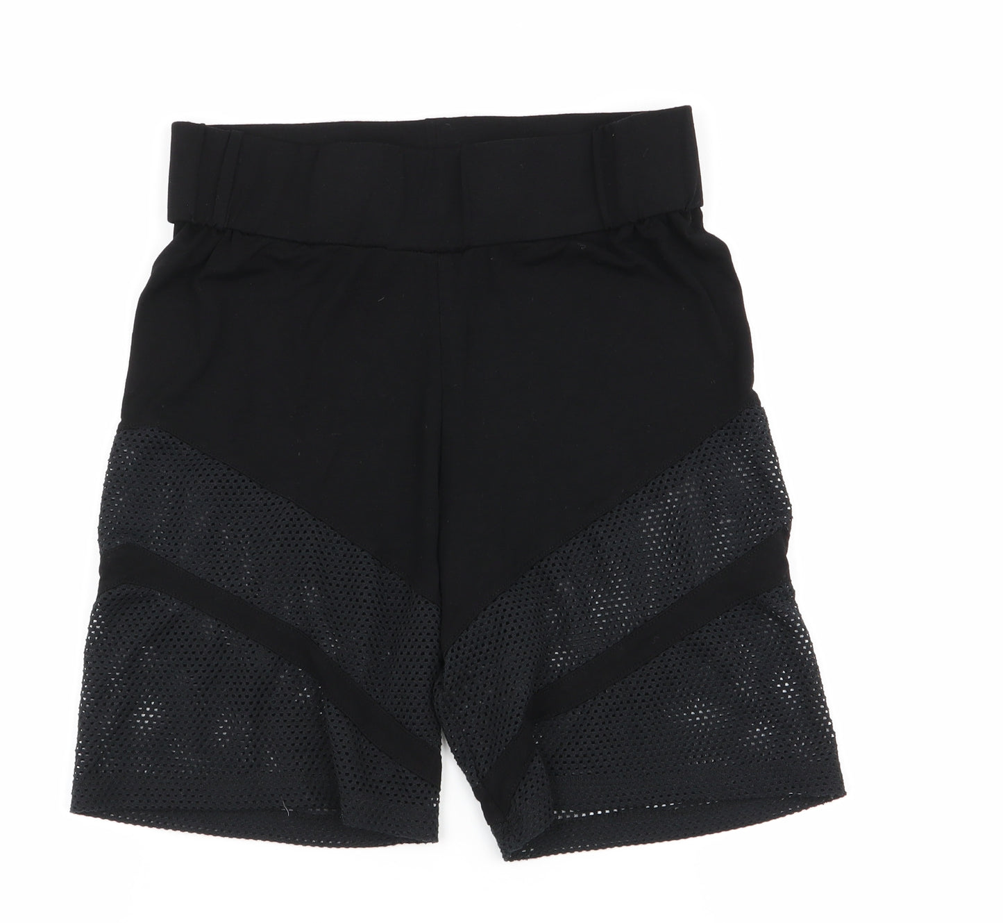 Select Womens Black   Sweat Shorts Size M - Stretch waistband