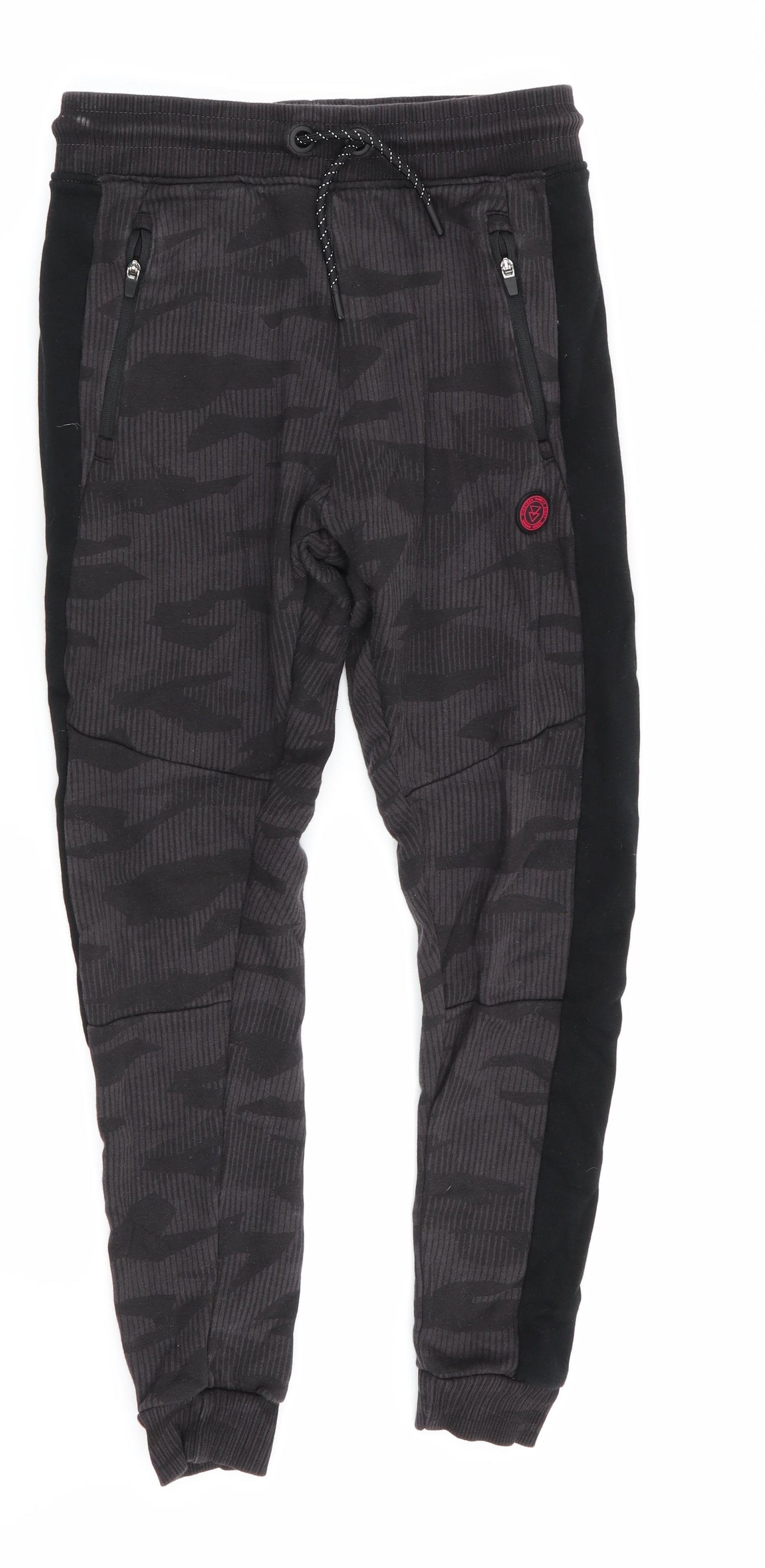 Asda George Boys Multicoloured Geometric  Jogger Trousers Size 9 Years