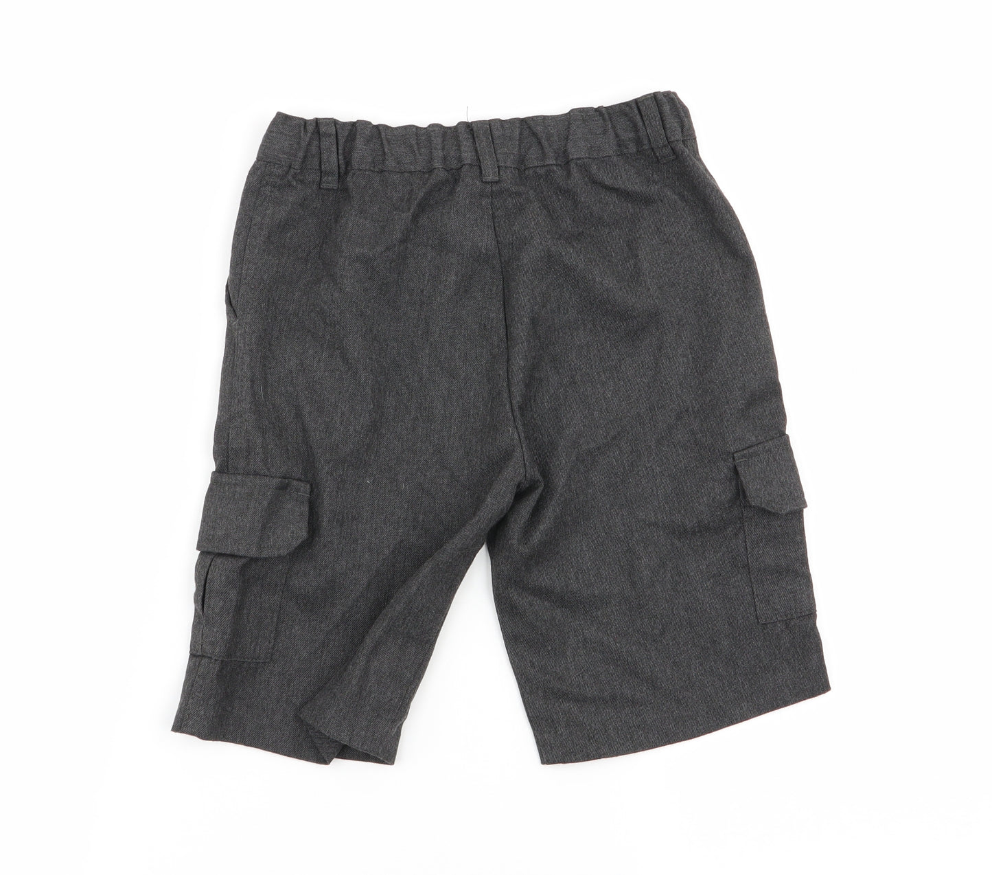 F&F Boys Grey   Cargo Shorts Size 7-8 Years - school shorts