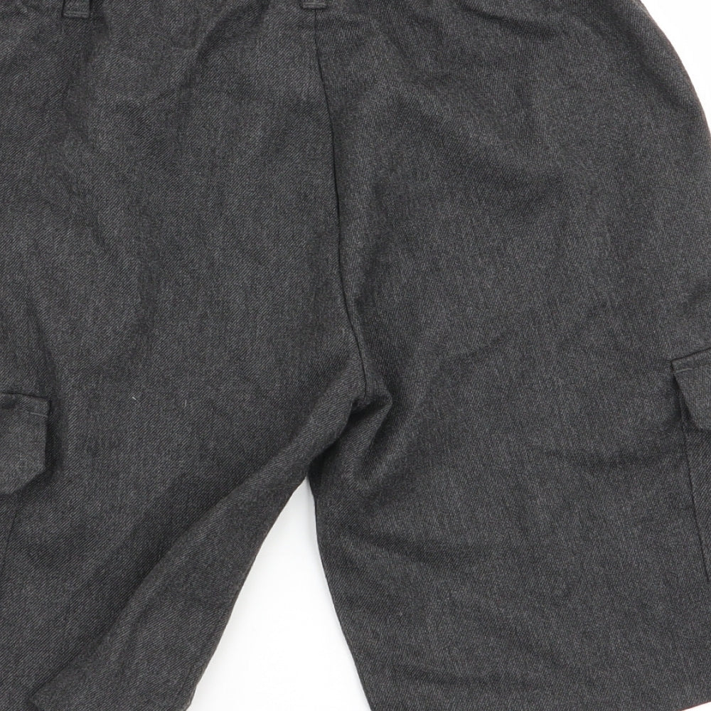 F&F Boys Grey   Cargo Shorts Size 7-8 Years - school shorts